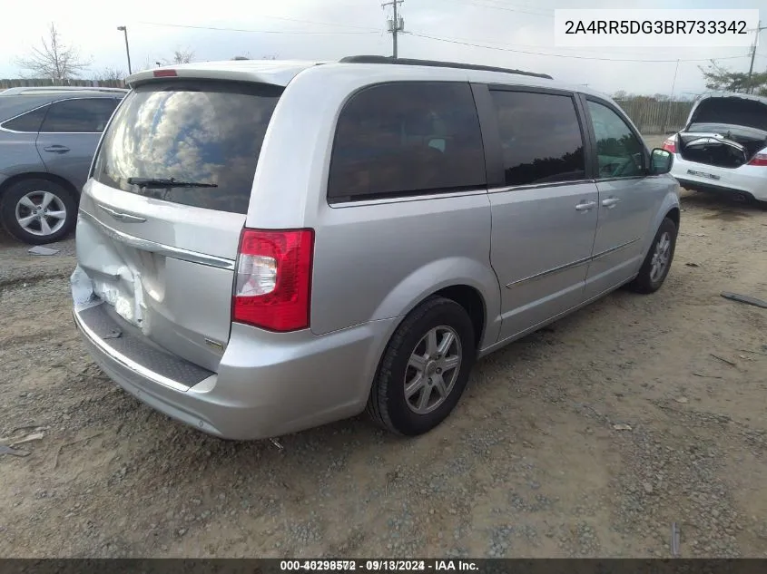 2A4RR5DG3BR733342 2011 Chrysler Town & Country Touring