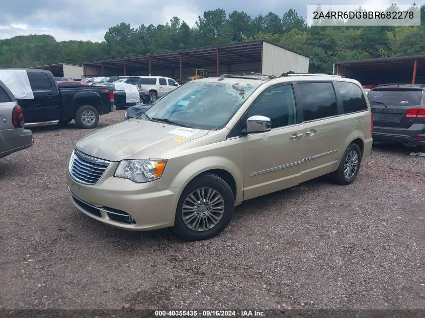 2011 Chrysler Town & Country Limited VIN: 2A4RR6DG8BR682278 Lot: 40355435