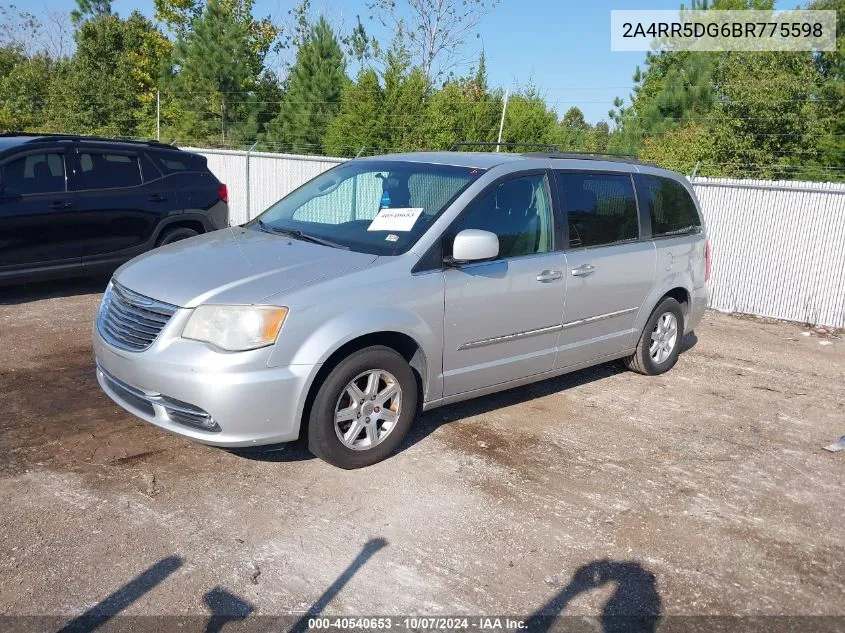 2011 Chrysler Town & Country Touring VIN: 2A4RR5DG6BR775598 Lot: 40540653