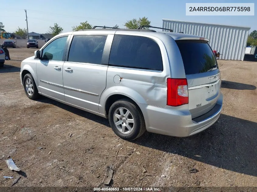 2011 Chrysler Town & Country Touring VIN: 2A4RR5DG6BR775598 Lot: 40540653