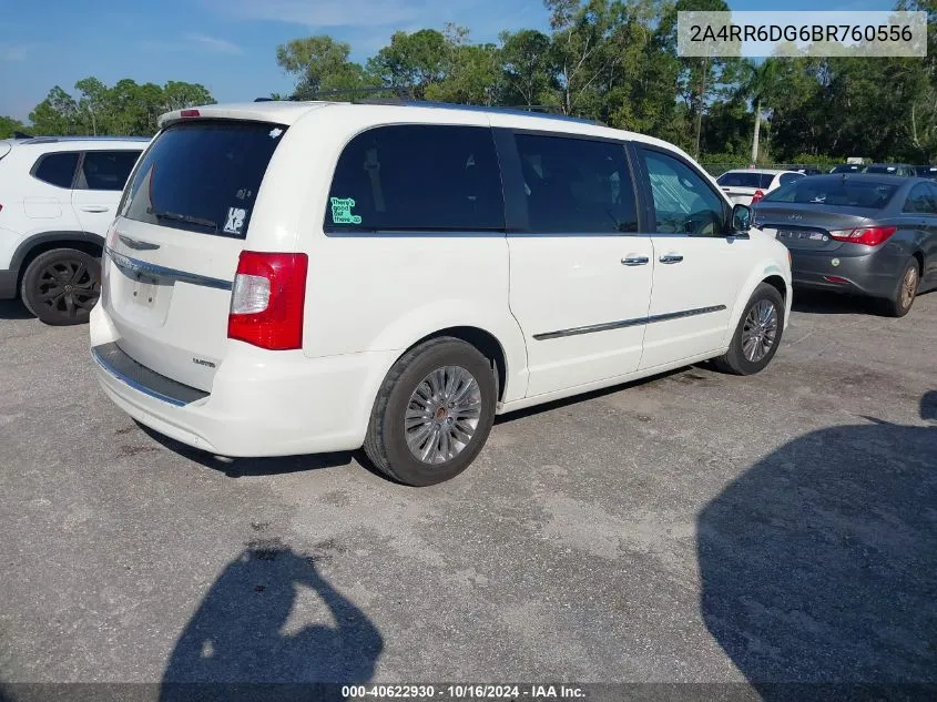 2011 Chrysler Town & Country Limited VIN: 2A4RR6DG6BR760556 Lot: 40622930