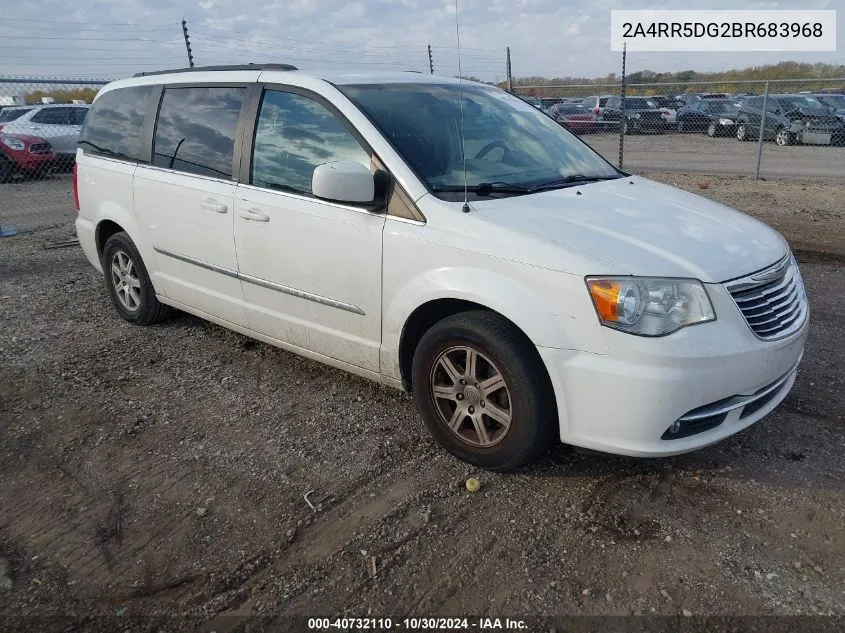 2011 Chrysler Town & Country Touring VIN: 2A4RR5DG2BR683968 Lot: 40732110