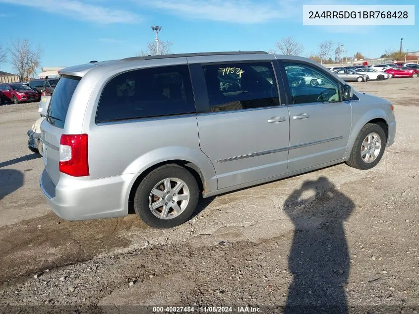 2011 Chrysler Town & Country Touring VIN: 2A4RR5DG1BR768428 Lot: 40827454