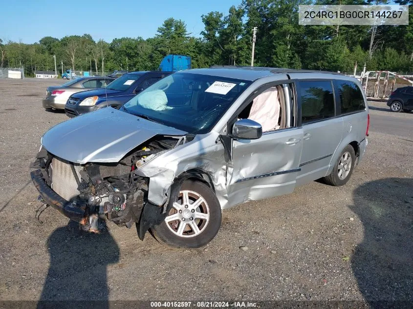 2012 Chrysler Town & Country Touring VIN: 2C4RC1BG0CR144267 Lot: 40152597