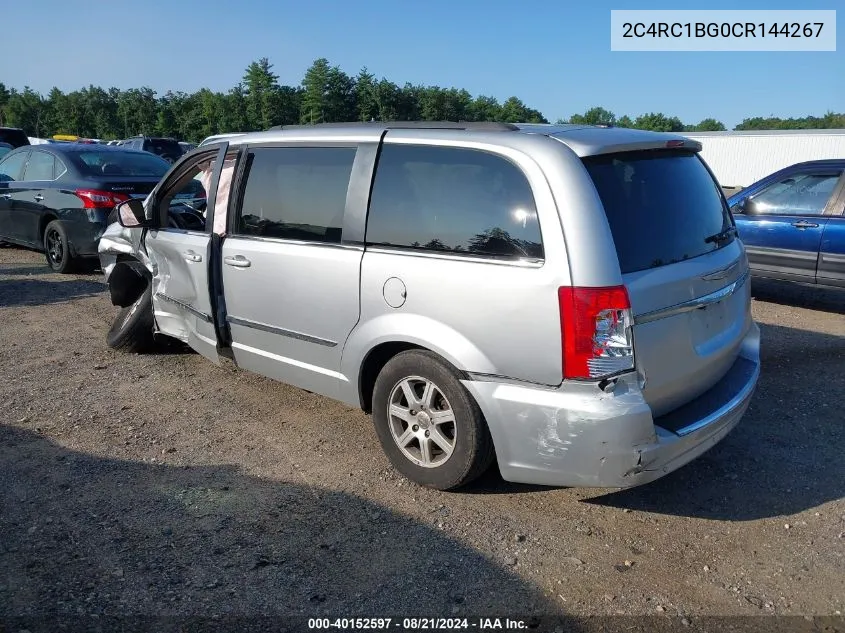 2012 Chrysler Town & Country Touring VIN: 2C4RC1BG0CR144267 Lot: 40152597