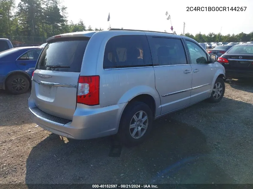 2C4RC1BG0CR144267 2012 Chrysler Town & Country Touring