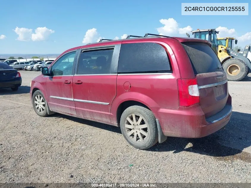 2012 Chrysler Town & Country Touring-L VIN: 2C4RC1CG0CR125555 Lot: 40180417