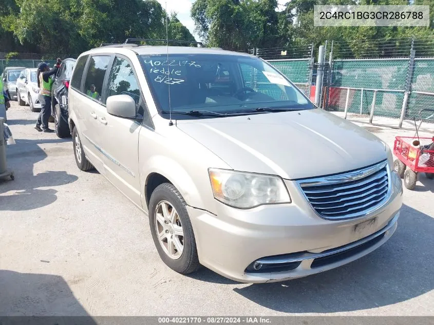 2012 Chrysler Town & Country Touring VIN: 2C4RC1BG3CR286788 Lot: 40221770