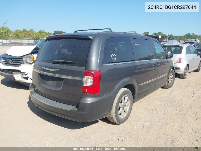 2C4RC1BG1CR297644 2012 Chrysler Town & Country Touring