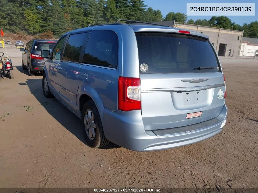 2012 Chrysler Town & Country Touring VIN: 2C4RC1BG4CR390139 Lot: 40287127