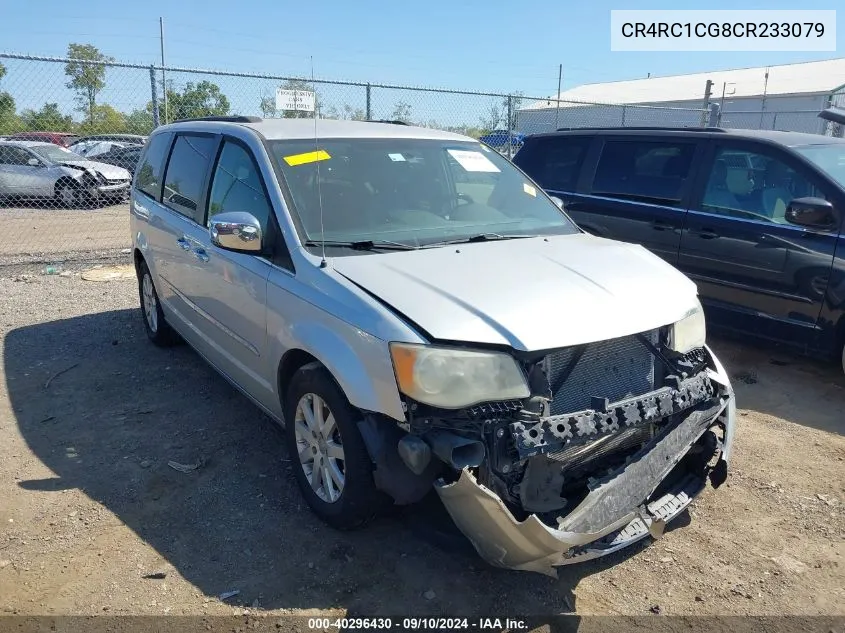 2012 Chrysler Town Country VIN: CR4RC1CG8CR233079 Lot: 40296430