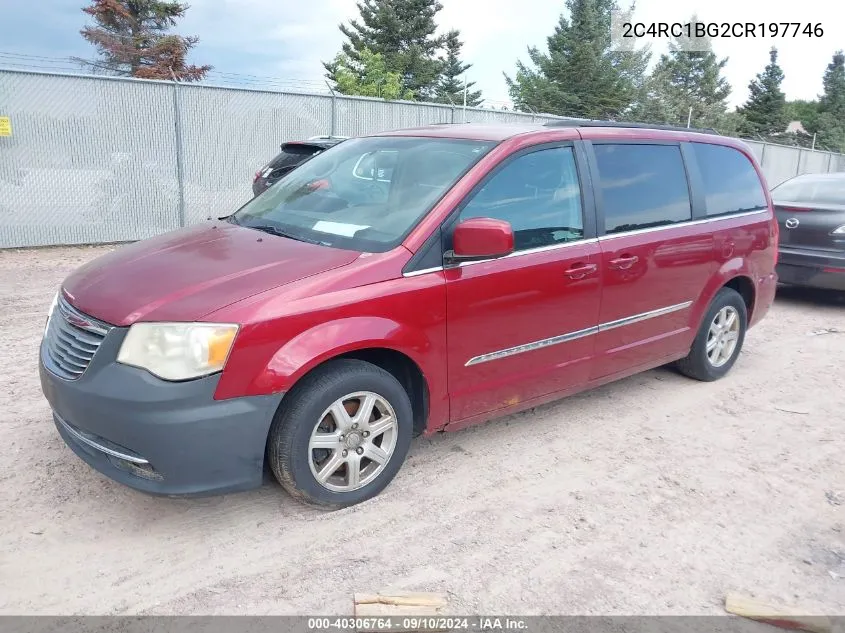 2012 Chrysler Town & Country Touring VIN: 2C4RC1BG2CR197746 Lot: 40306764