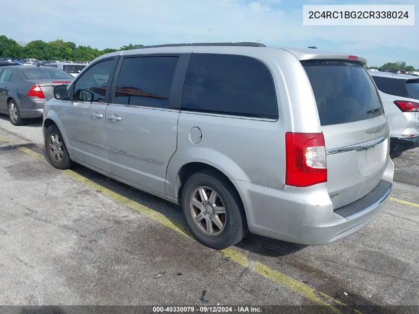 2C4RC1BG2CR338024 2012 Chrysler Town & Country Touring