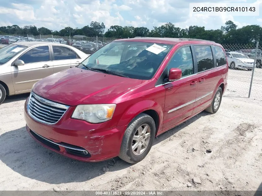 2012 Chrysler Town & Country Touring VIN: 2C4RC1BG9CR410143 Lot: 40373523