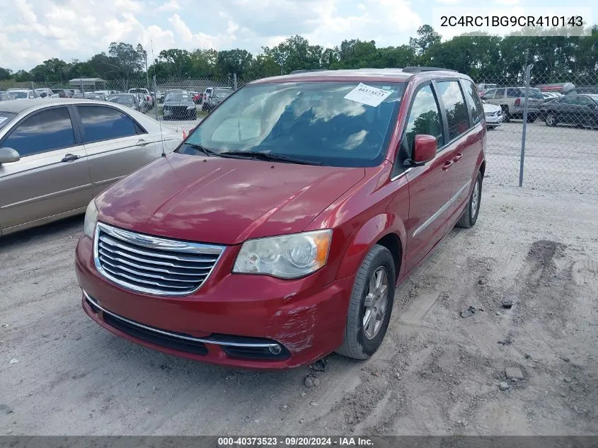 2012 Chrysler Town & Country Touring VIN: 2C4RC1BG9CR410143 Lot: 40373523