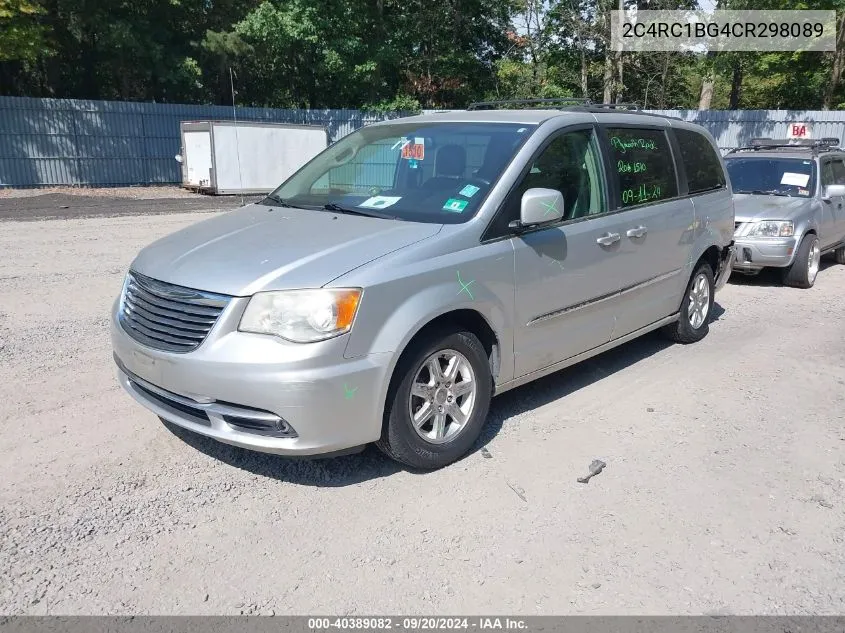 2012 Chrysler Town & Country Touring VIN: 2C4RC1BG4CR298089 Lot: 40389082