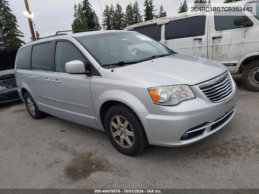 2012 Chrysler Town & Country Touring VIN: 2C4RC1BG7CR353442 Lot: 40476076