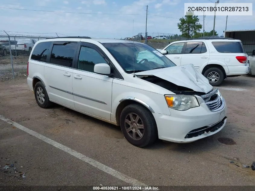 2012 Chrysler Town & Country Touring VIN: 2C4RC1BG1CR287213 Lot: 40530621