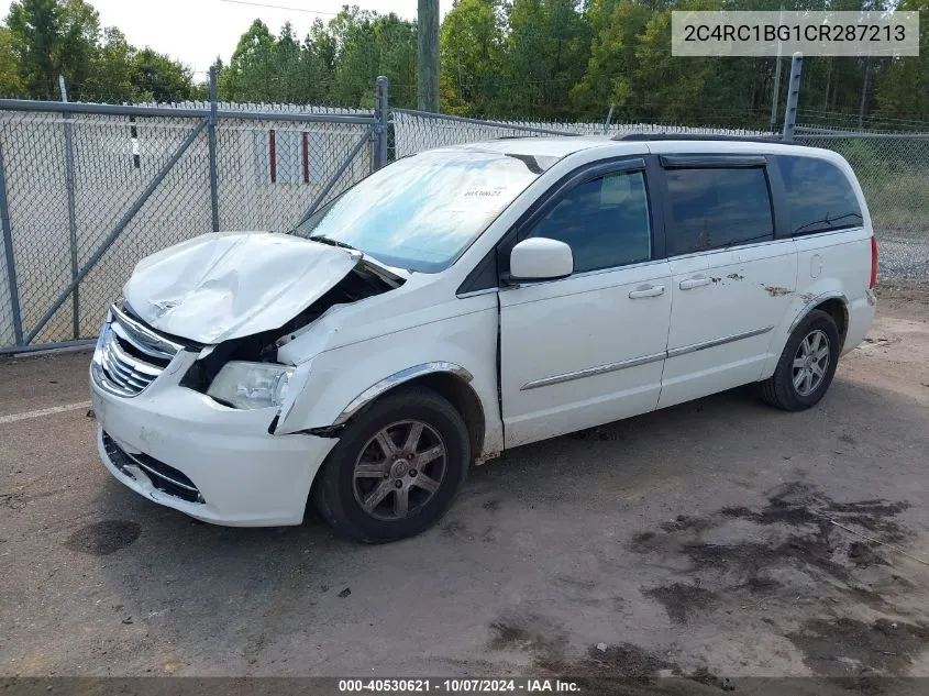 2012 Chrysler Town & Country Touring VIN: 2C4RC1BG1CR287213 Lot: 40530621