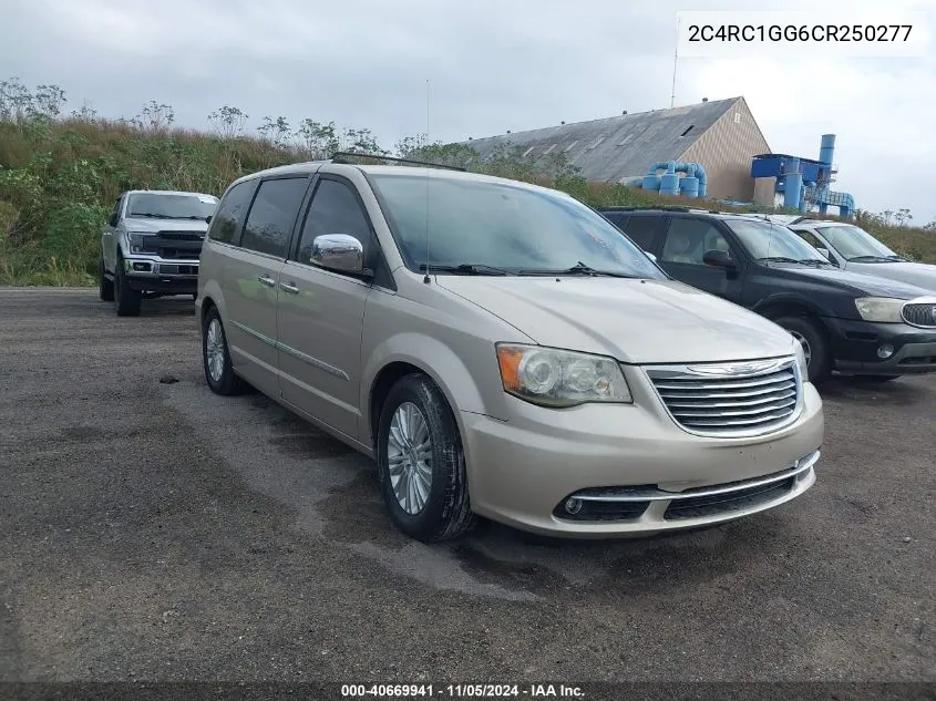 2C4RC1GG6CR250277 2012 Chrysler Town & Country Limited