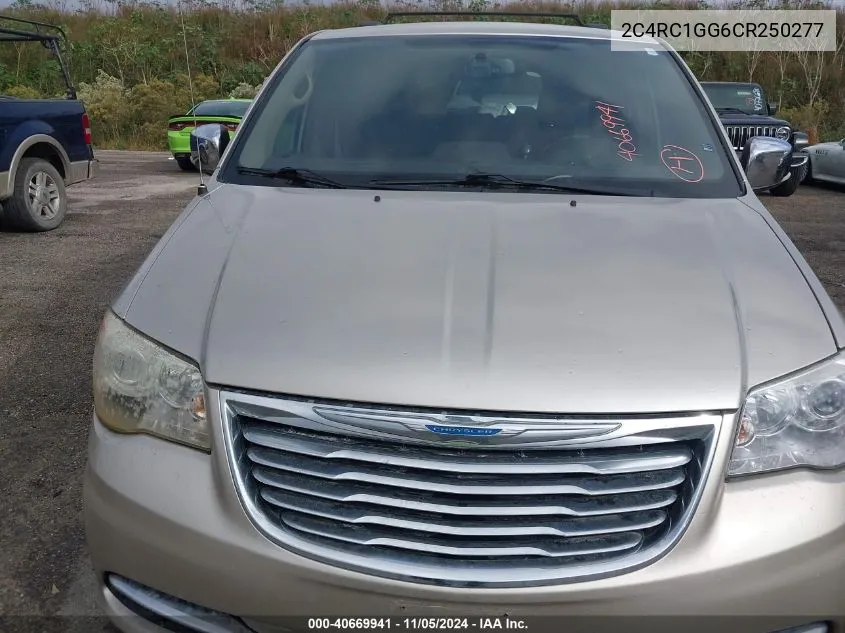 2C4RC1GG6CR250277 2012 Chrysler Town & Country Limited