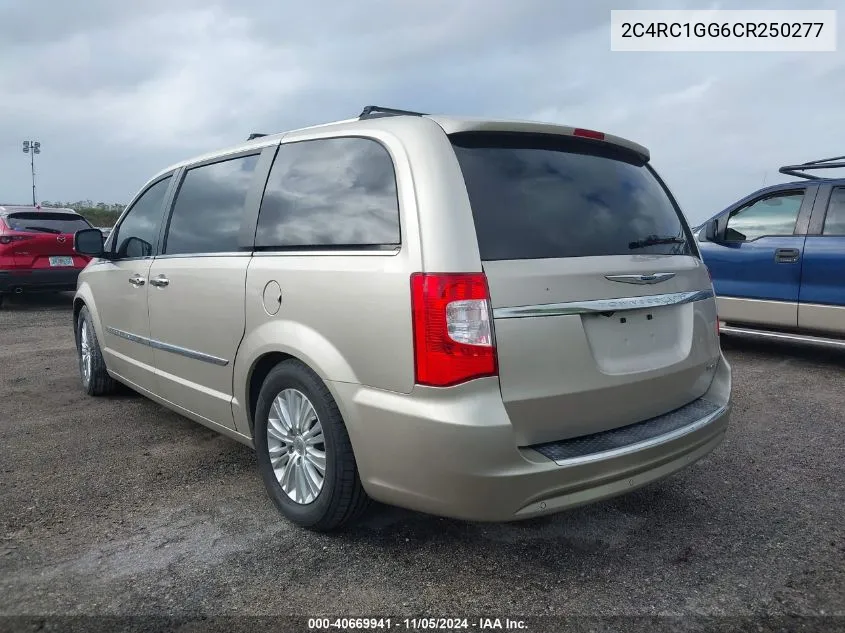 2C4RC1GG6CR250277 2012 Chrysler Town & Country Limited