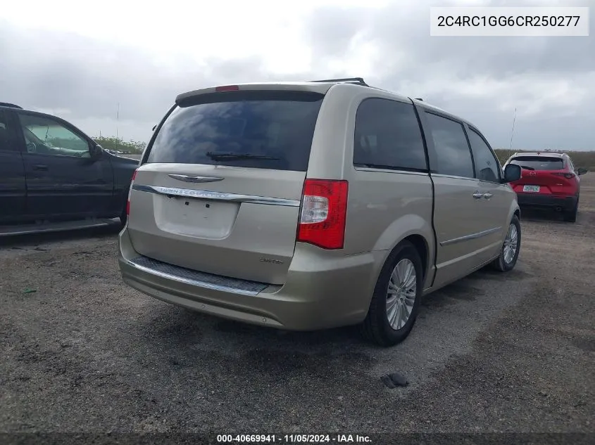 2C4RC1GG6CR250277 2012 Chrysler Town & Country Limited