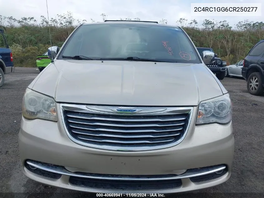 2C4RC1GG6CR250277 2012 Chrysler Town & Country Limited