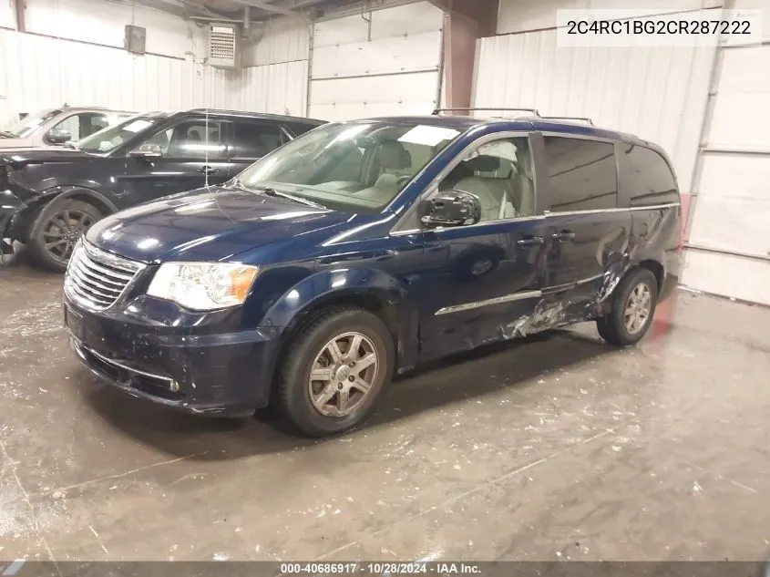 2012 Chrysler Town & Country Touring VIN: 2C4RC1BG2CR287222 Lot: 40686917