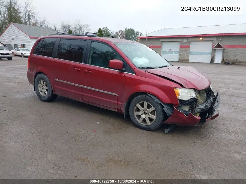 2012 Chrysler Town & Country Touring VIN: 2C4RC1BG0CR213099 Lot: 40722750