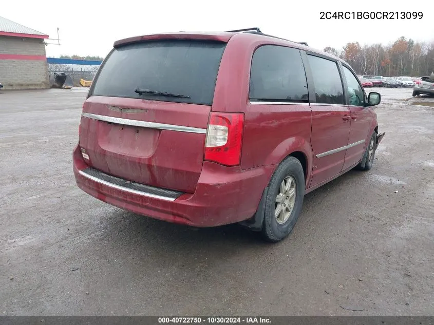 2C4RC1BG0CR213099 2012 Chrysler Town & Country Touring