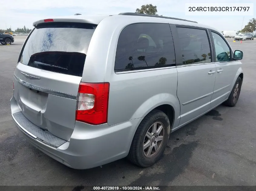 2C4RC1BG3CR174797 2012 Chrysler Town & Country Touring