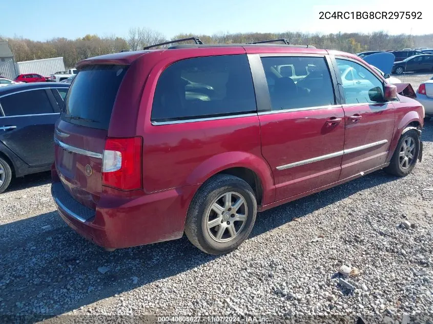 2C4RC1BG8CR297592 2012 Chrysler Town & Country Touring