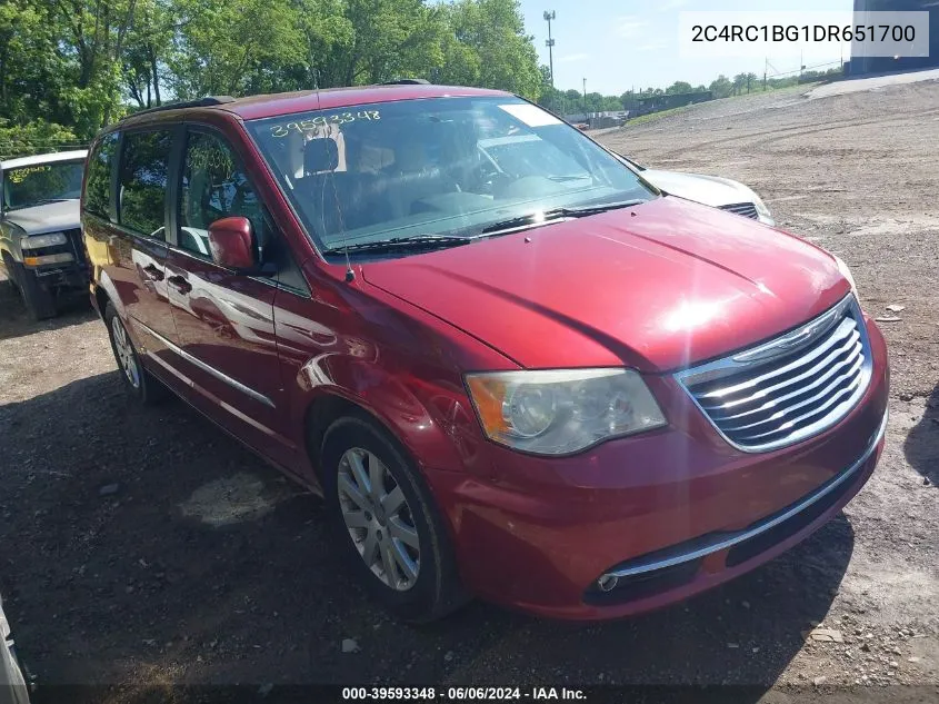 2C4RC1BG1DR651700 2013 Chrysler Town & Country Touring