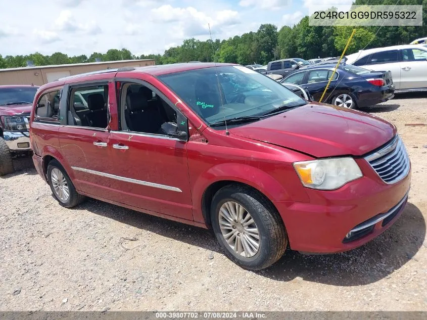 2013 Chrysler Town & Country Limited VIN: 2C4RC1GG9DR595322 Lot: 39807702