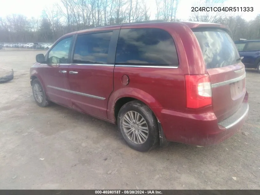 2013 Chrysler Town & Country Touring-L VIN: 2C4RC1CG4DR511333 Lot: 40240137