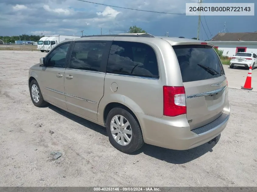 2013 Chrysler Town & Country Touring VIN: 2C4RC1BG0DR722143 Lot: 40253146