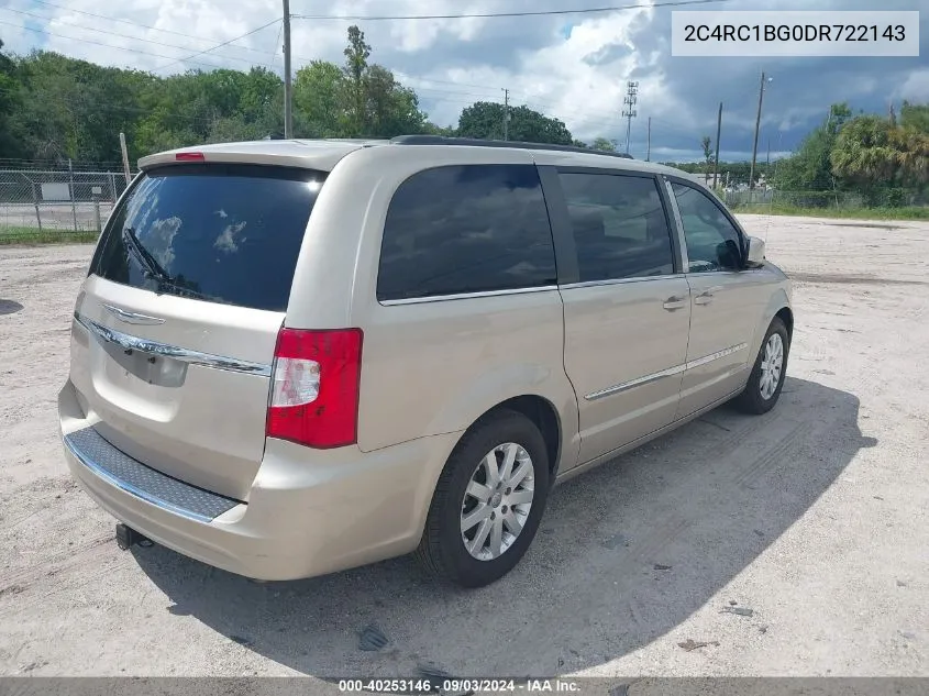 2013 Chrysler Town & Country Touring VIN: 2C4RC1BG0DR722143 Lot: 40253146