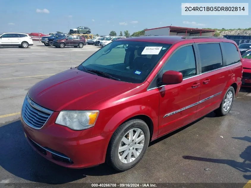 2C4RC1BG5DR802814 2013 Chrysler Town & Country Touring