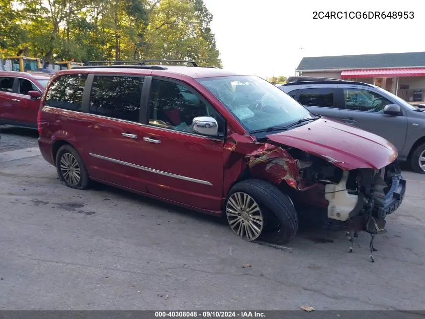 2013 Chrysler Town & Country Touring L VIN: 2C4RC1CG6DR648953 Lot: 40308048