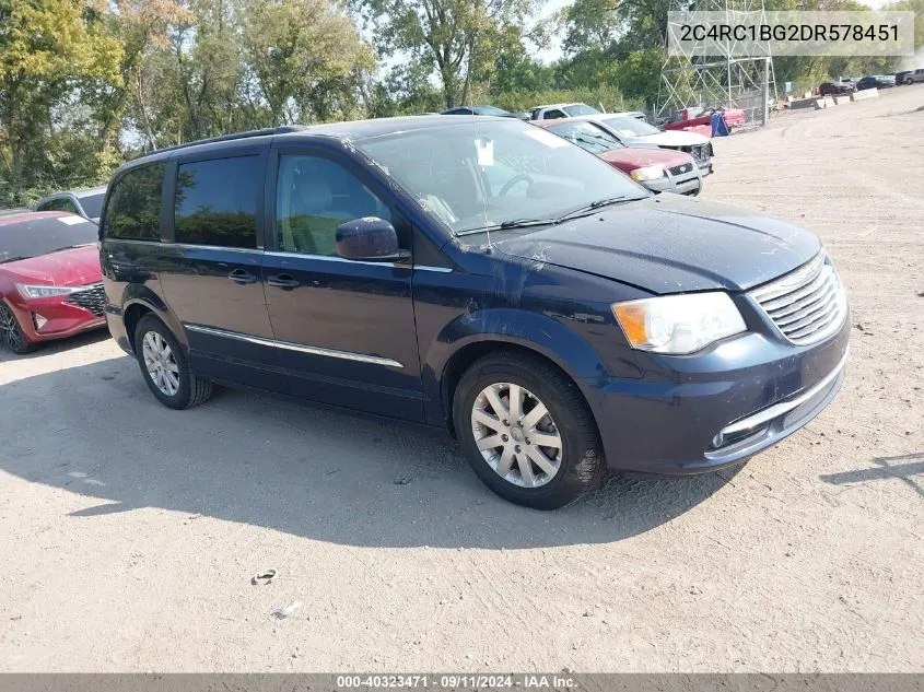 2C4RC1BG2DR578451 2013 Chrysler Town & Country Touring