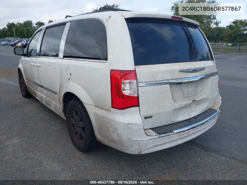 2013 Chrysler Town & Country Touring VIN: 2C4RC1BG6DR577867 Lot: 40337796