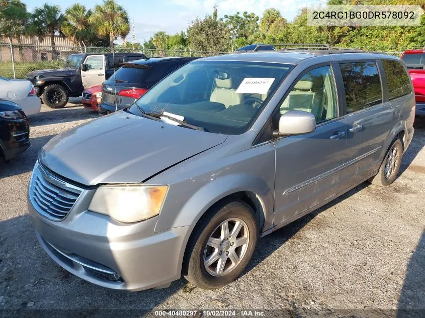 2013 Chrysler Town & Country Touring VIN: 2C4RC1BG0DR578092 Lot: 40480297