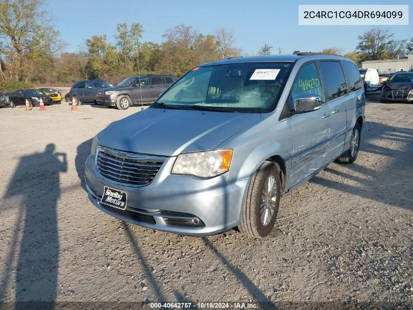 2013 Chrysler Town & Country Touring-L VIN: 2C4RC1CG4DR694099 Lot: 40642757