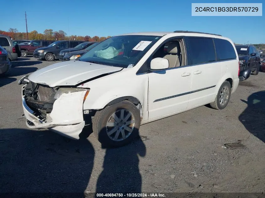 2013 Chrysler Town & Country Touring VIN: 2C4RC1BG3DR570729 Lot: 40694750