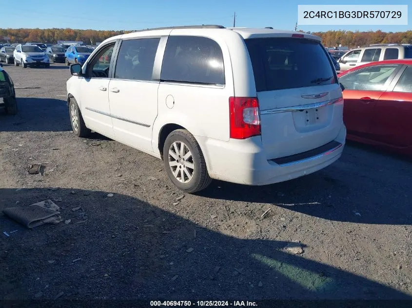 2013 Chrysler Town & Country Touring VIN: 2C4RC1BG3DR570729 Lot: 40694750