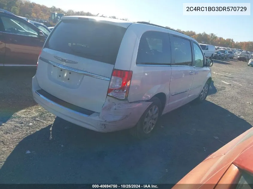 2013 Chrysler Town & Country Touring VIN: 2C4RC1BG3DR570729 Lot: 40694750