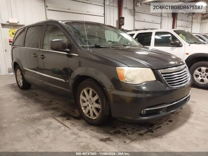 2013 Chrysler Town & Country Touring VIN: 2C4RC1BG8DR675587 Lot: 40747693