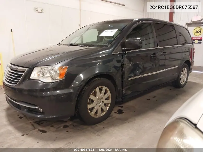 2013 Chrysler Town & Country Touring VIN: 2C4RC1BG8DR675587 Lot: 40747693