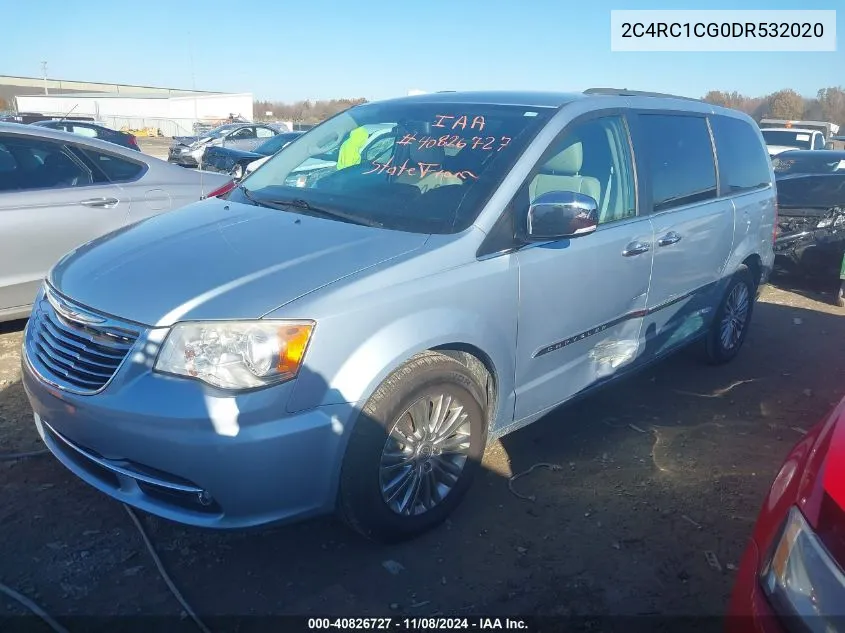 2013 Chrysler Town & Country Touring-L VIN: 2C4RC1CG0DR532020 Lot: 40826727